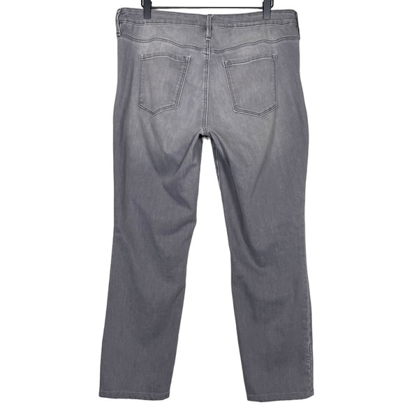 Athleta Sculptek Skinny Jean Grey Wash Size 12 - Picture 4 of 11